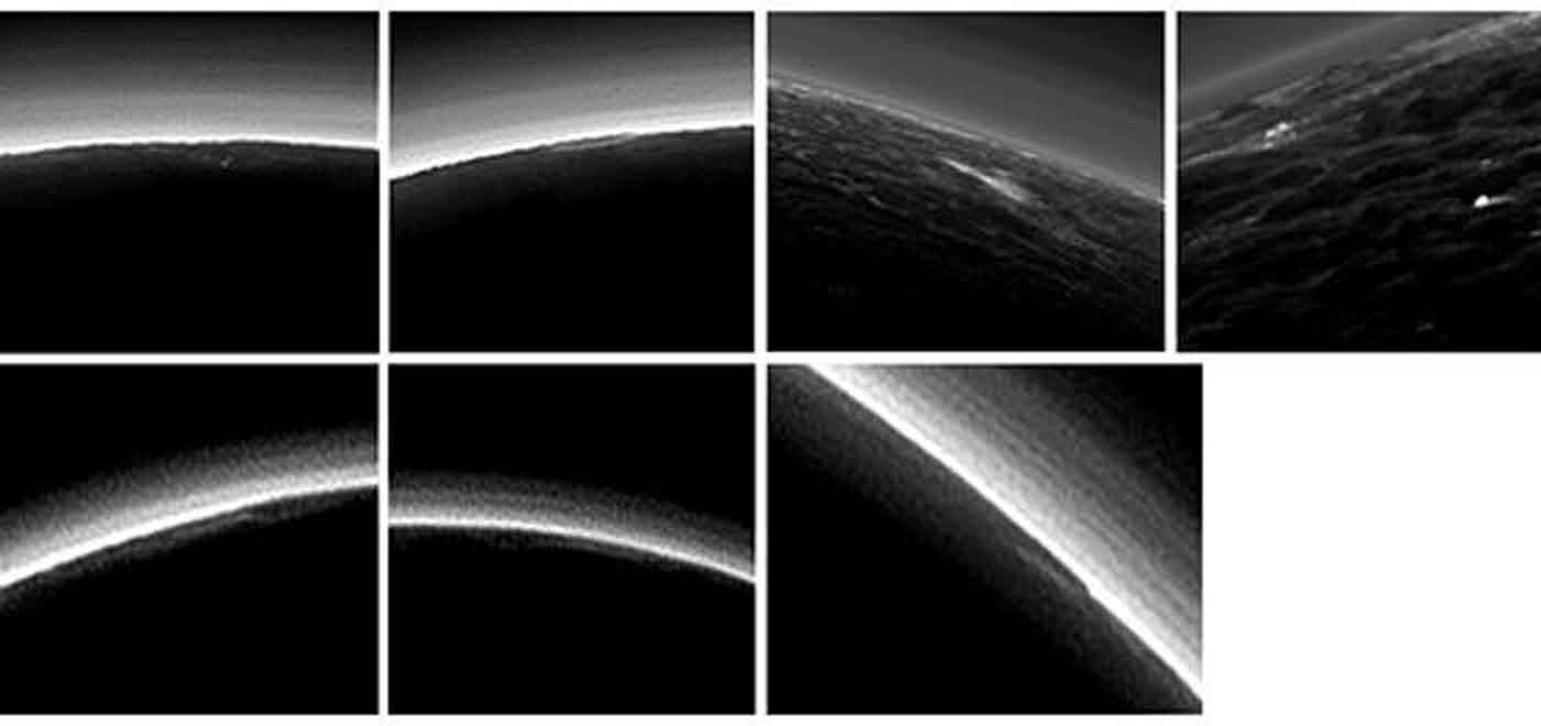 Possible Clouds on Pluto