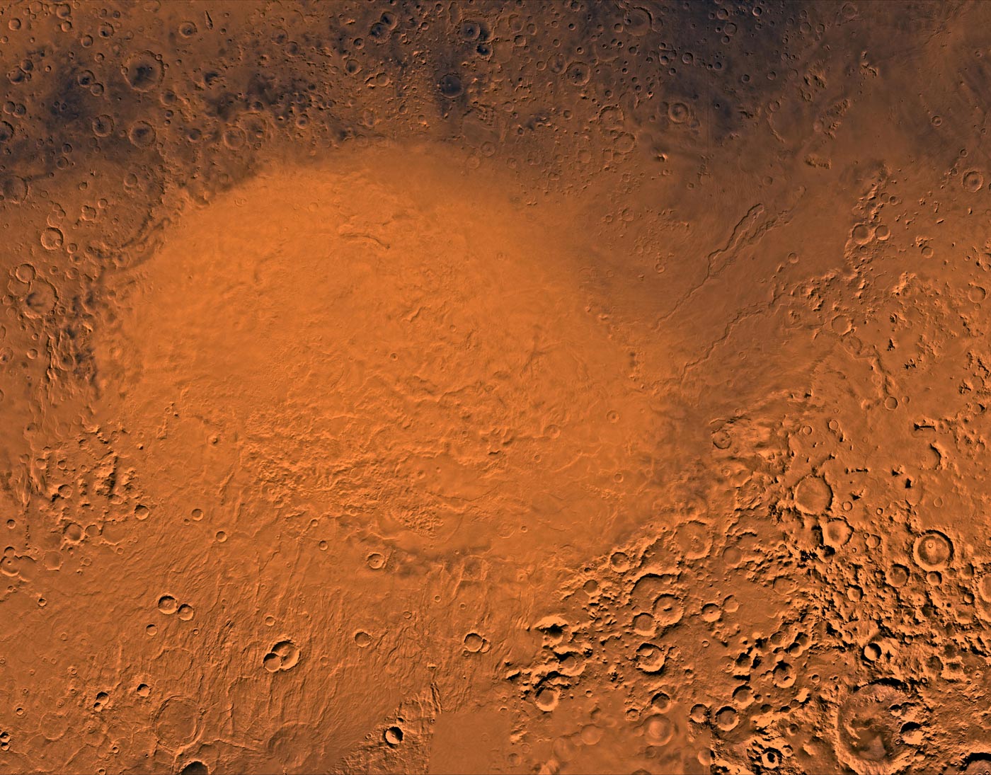 Hellas Basin of Mars