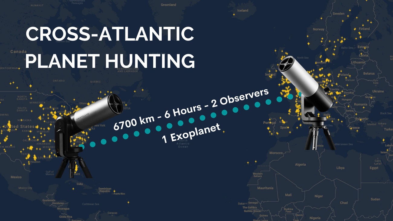 Cross Atlantic Planet Hunting