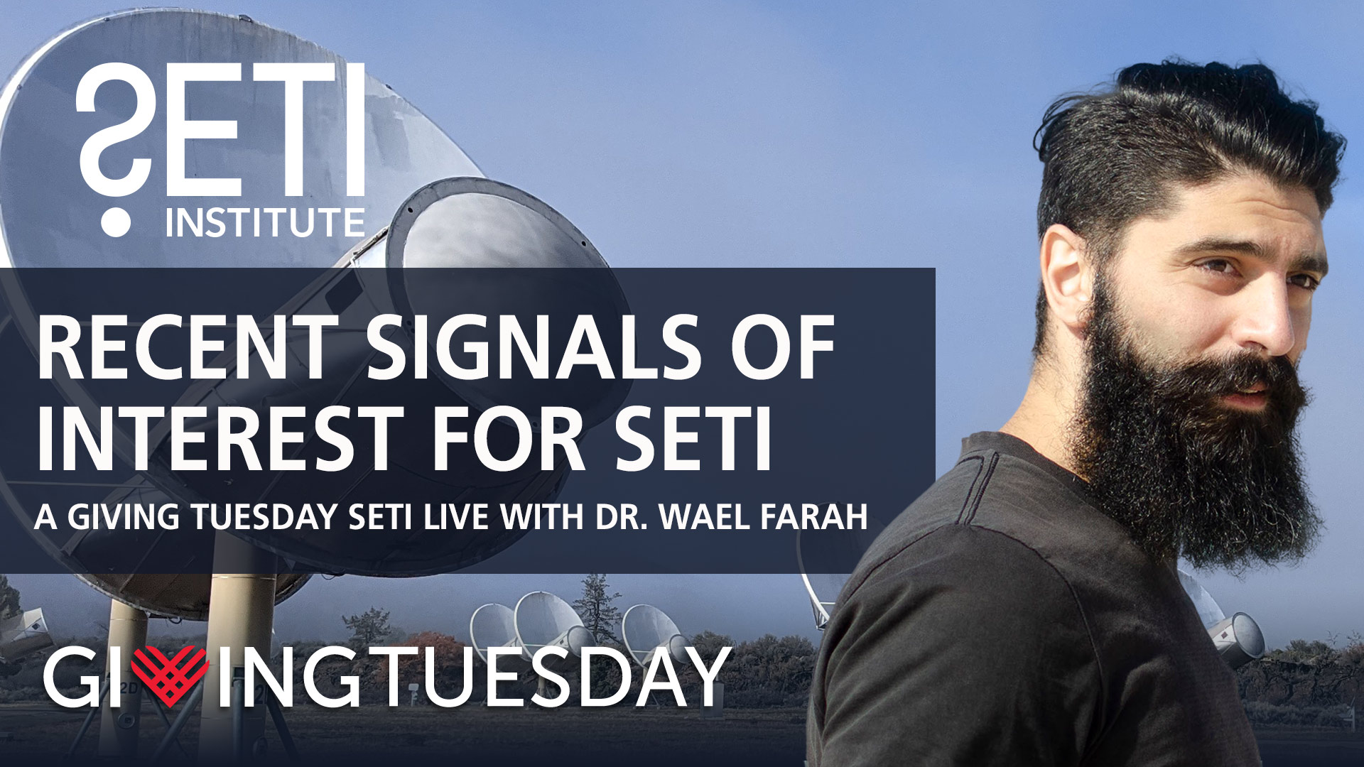 Giving Tuesday SETI Live