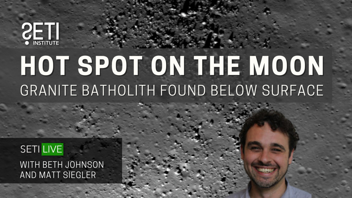 Hot Spot on the Moon SETI Live thumbnail