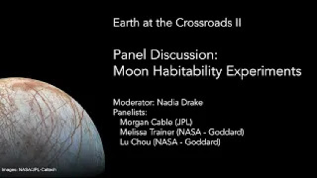 Panel Moon Habitability Experiments