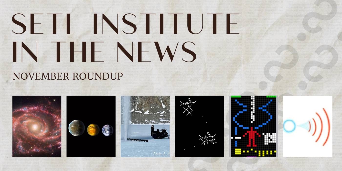 SETI Institute in the news - November 2024 collage