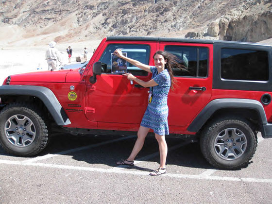 Rosalba Bonaccorsi and Jeep