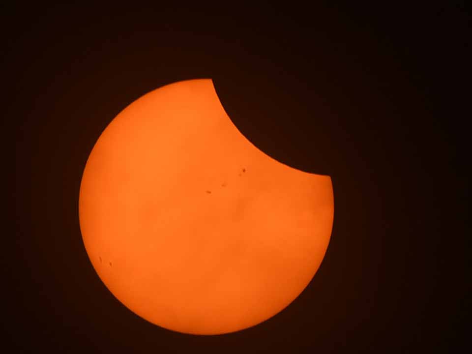 Orange Eclipse by Barbara Vance