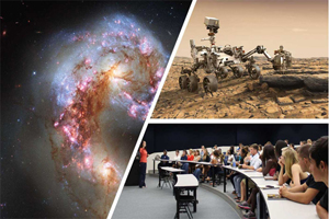 galaxy, Mars rover, classroom