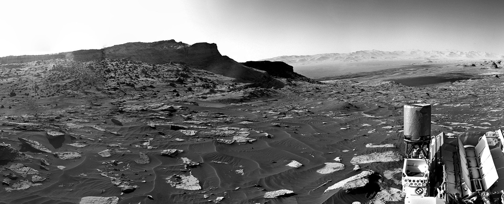 Curiosity's panorama of Mars