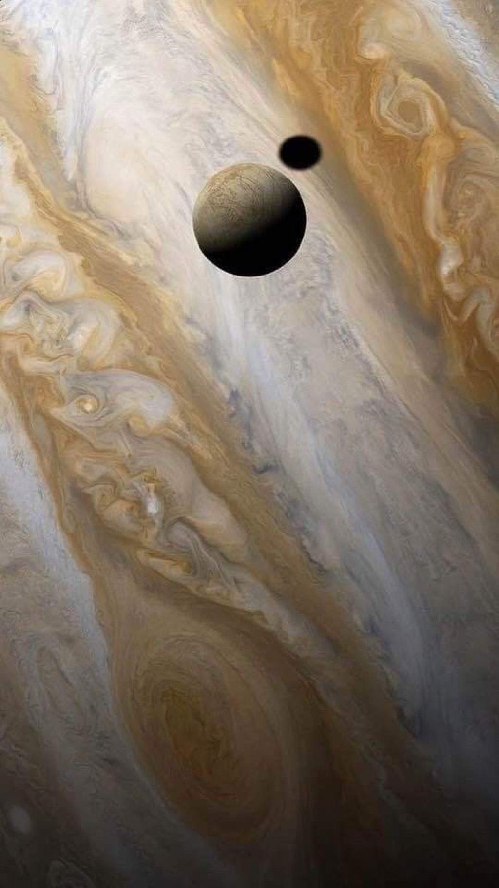 Europa Transiting Jupiter
