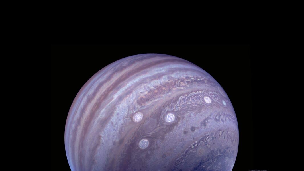 Jupiter's String of Pearls