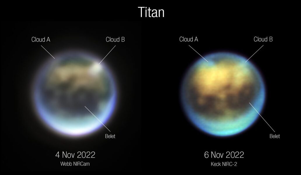 Clouds on Titan