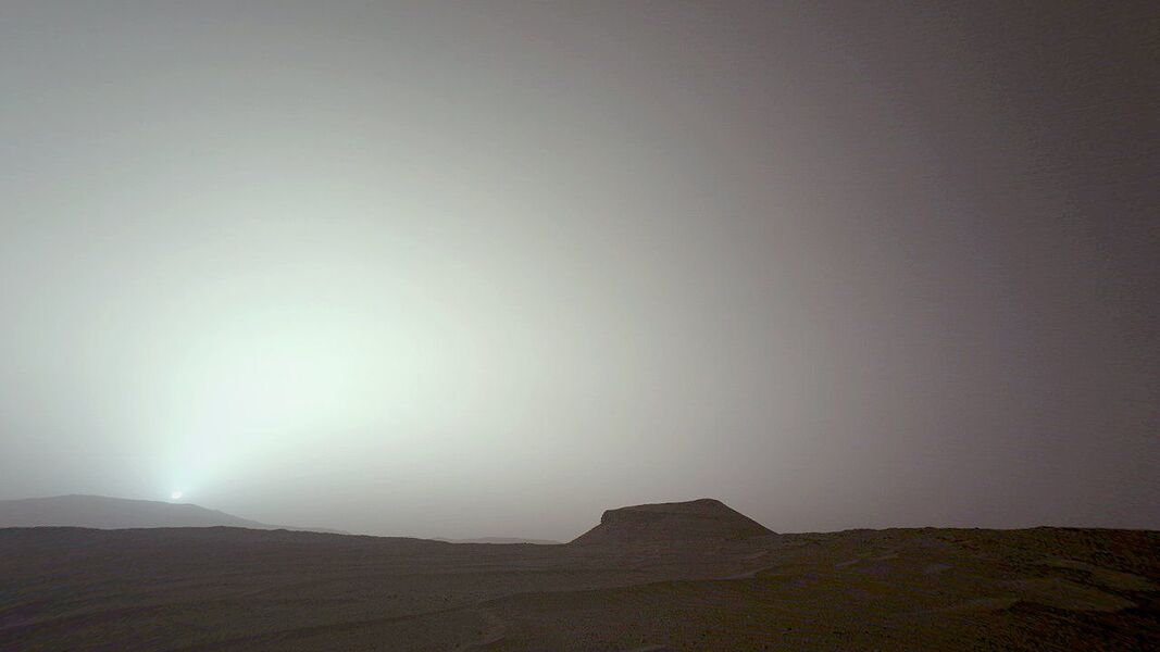 Sunrise on Mars