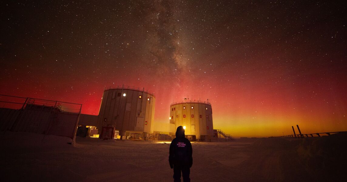 Aurora Australis in Antarctica