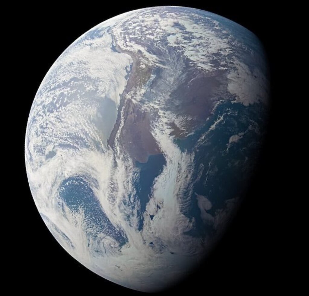 Earth from Juno