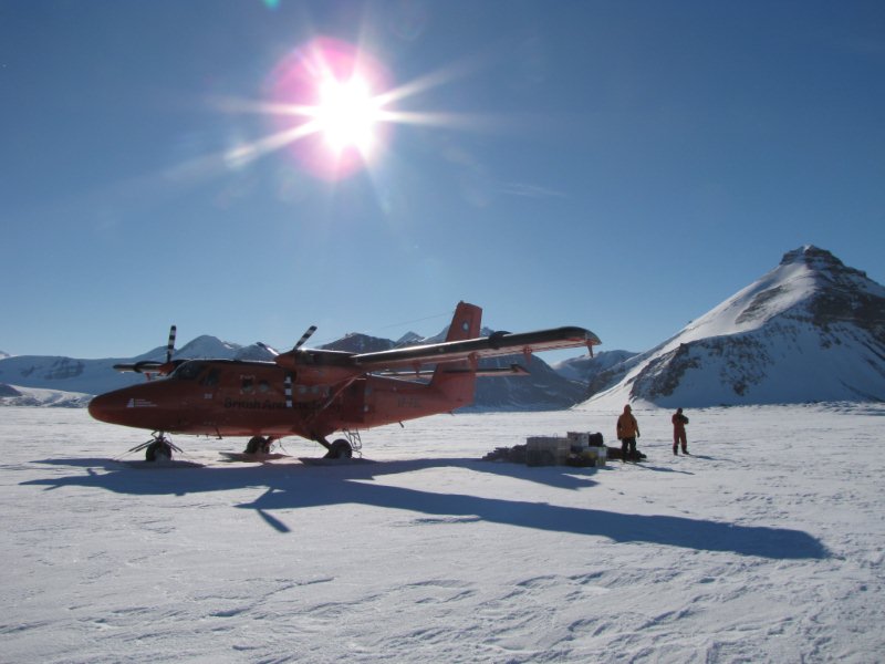 Landing on the ice shelf - Dale Anderson November 2018