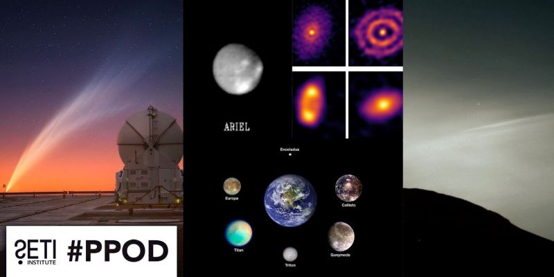 Collage of this week's planetary pictures of the day