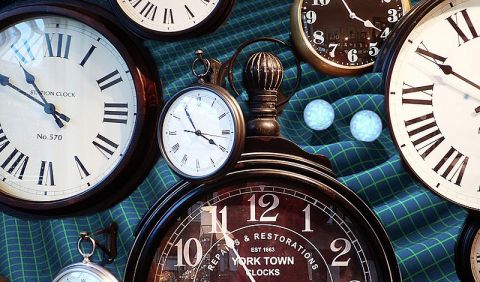 Clock faces - Time Travel Agents