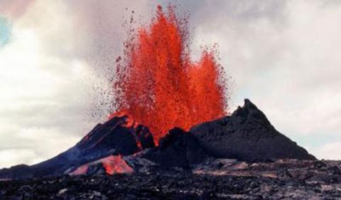 Volcano Erupting