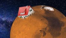 image of a house on Mars