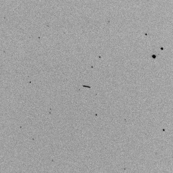 Kleť Observatory sees asteroid 2022 EB5, 13 minutes before impact. CREDIT: ESA